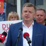 13.06.2020 Ostrowiec Świętokrzyski. Spotkanie w ramach akcji Łączy nas Polska. Na zdjęciu senator Jarosław Rusiecki / Emilia Sitarska / Radio Kielce