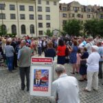 20.06.2020. Ostrowiec Świętokrzyski. Akcja „Łączy nas Polska” / Emilia Sitarska / Radio Kielce