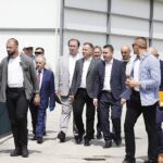 19.06.2020. Pińczów. Wizyta Prezydenta RP Andrzeja Dudy w zakładach Gomar / Jarosław Kubalski / Radio Kielce