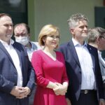 19.06.2020. Pińczów. Wizyta Prezydenta RP Andrzeja Dudy w zakładach Gomar / Jarosław Kubalski / Radio Kielce