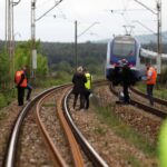 08.06.2020. Kielce. Śmiertelne potrącenie przez pociąg / Radio Kielce