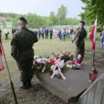 07.06.2020. Miedziana Góra. Uroczystości upamiętniające Zbigniewa Kruszelnickiego "Wilka" / Wiktor Taszłow / Radio Kielce