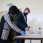 08.06.2020. Kielce. Matura w Zespole Szkół Elektrycznych / Wiktor Taszłow / Radio Kielce