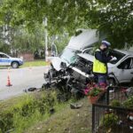 08.06.2020. Suków. Wypadek / Wiktor Taszłow / Radio Kielce