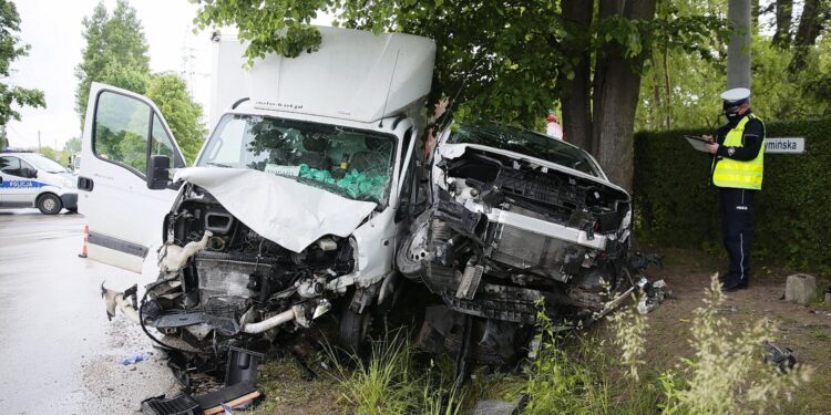 08.06.2020. Suków. Wypadek / Wiktor Taszłow / Radio Kielce