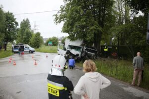 08.06.2020. Suków. Wypadek / Wiktor Taszłow / Radio Kielce