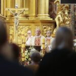 18.06.2020. Kielce. Msza święta i podsumowanie Kampanii "Pola Nadziei". Na zdjęciu: ks. Krzysztof Banasik - zastępca dyrektora Caritas Diecezji Kieleckiej / Wiktor Taszłow / Radio Kielce