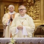 18.06.2020. Kielce. Msza święta i podsumowanie Kampanii "Pola Nadziei". Na zdjęciu: ks. Andrzej Kaleta - biskup pomocniczy diecezji kieleckiej / Wiktor Taszłow / Radio Kielce