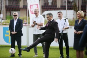 19.06.2020. Kielce. Oficjalne otwarcie turnieju „Piątka na Rynku Sport CK” / Wiktor Taszłow / Radio Kielce