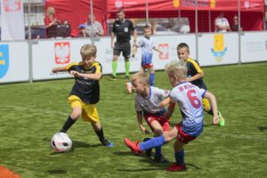 19.06.2020. Kielce. Turniej „Piątka na Rynku Sport CK” przed Wojewódzkim Domem Kultury / Wiktor Taszłow / Radio Kielce