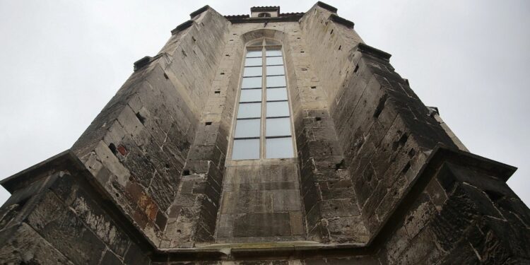 04.03.2020. Wiślica. Modernizacja Muzeum Archeologicznego w Wiślicy / Wiktor Taszłow / Radio Kielce