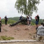 20.06.2020 Chęciny. „Weekend legend świętokrzyskich”. Turyści na zamku / Wiktor Taszłow / Radio Kielce