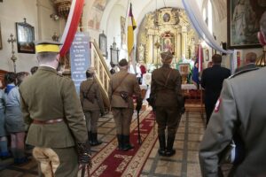 21.06.2020 Gmina Kluczewsko. Uroczystości upamiętniające działalność oddziału majora Henryka Dobrzańskiego „Hubala” / Wiktor Taszłow / Radio Kielce