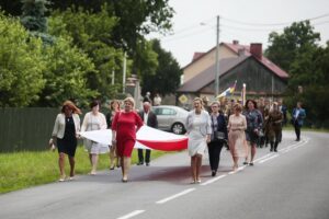 21.06.2020 Gmina Kluczewsko. Uroczystości upamiętniające działalność oddziału majora Henryka Dobrzańskiego „Hubala” / Wiktor Taszłow / Radio Kielce