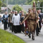 21.06.2020 Gmina Kluczewsko. Uroczystości upamiętniające działalność oddziału majora Henryka Dobrzańskiego „Hubala” / Wiktor Taszłow / Radio Kielce