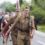 21.06.2020 Gmina Kluczewsko. Uroczystości upamiętniające działalność oddziału majora Henryka Dobrzańskiego „Hubala” / Wiktor Taszłow / Radio Kielce