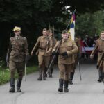 21.06.2020 Gmina Kluczewsko. Uroczystości upamiętniające działalność oddziału majora Henryka Dobrzańskiego „Hubala” / Wiktor Taszłow / Radio Kielce