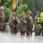 21.06.2020 Gmina Kluczewsko. Uroczystości upamiętniające działalność oddziału majora Henryka Dobrzańskiego „Hubala” / Wiktor Taszłow / Radio Kielce