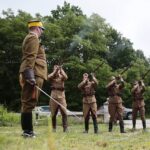 21.06.2020 Gmina Kluczewsko. Uroczystości upamiętniające działalność oddziału majora Henryka Dobrzańskiego „Hubala” / Wiktor Taszłow / Radio Kielce