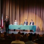 21.06.2020. Kielce. Akcja "Łączy nas Polska". Na zdjęciu (od lewej): Patryk Jaki - europoseł, Mariusz Gosek - poseł, Jacek Włosowicz - senator i Tomasz Jamka - członek zarządu województwa świętokrzyskiego / Wiktor Taszłow / Radio Kielce