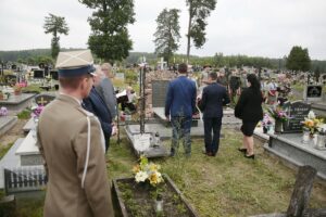 21.06.2020 Gmina Kluczewsko. Uroczystości upamiętniające działalność oddziału majora Henryka Dobrzańskiego „Hubala” / Wiktor Taszłow / Radio Kielce