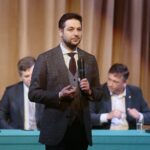 21.06.2020. Kielce. Akcja "Łączy nas Polska". Na zdjęciu (w środku): Patryk Jaki - europoseł / Wiktor Taszłow / Radio Kielce