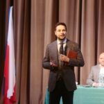 21.06.2020. Kielce. Akcja "Łączy nas Polska". Na zdjęciu (od lewej): Patryk Jaki - europoseł i Mariusz Gosek - poseł / Wiktor Taszłow / Radio Kielce