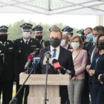 22.06.2020. Kielce. Podsumowanie naboru wniosków w ramach programu "Dofinansowanie zakupu sprzętu i wyposażenia jednostek OSP w województwie świętokrzyskim". Przemawia Ryszard Gliwiński - prezes Wojewódzkiego Funduszu Ochrony Środowiska i Gospodarki Wodnej w Kielcach / Wiktor Taszłow / Radio Kielce