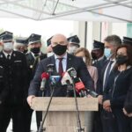 22.06.2020. Kielce. Podsumowanie naboru wniosków w ramach programu "Dofinansowanie zakupu sprzętu i wyposażenia jednostek OSP w województwie świętokrzyskim". Przemawia Rafał Nowak - wicewojewoda świętokrzyski / Wiktor Taszłow / Radio Kielce