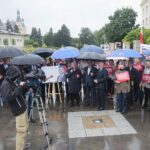 22.06.2020. Kielce. Konferencja Społecznego Komitetu Poparcia dla Andrzeja Dudy / Wiktor Taszłow / Radio Kielce