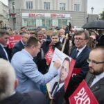 22.06.2020. Kielce. Konferencja Społecznego Komitetu Poparcia dla Andrzeja Dudy / Wiktor Taszłow / Radio Kielce