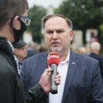 22.06.2020. Kielce. Konferencja Społecznego Komitetu Poparcia dla Andrzeja Dudy. Na zdjęciu: Marek Kwitek - poseł / Wiktor Taszłow / Radio Kielce
