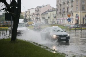 22.06.2020. Kielce. Ulewa / Wiktor Taszłow / Radio Kielce