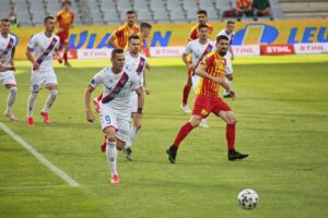 23.06.2020. Kielce. 32. kolejka PKO Ekstraklasy: Korona Kielce - Raków Częstochowa / Wiktor Taszłow / Radio Kielce