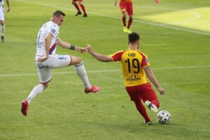 23.06.2020. Kielce. 32. kolejka PKO Ekstraklasy: Korona Kielce - Raków Częstochowa / Wiktor Taszłow / Radio Kielce