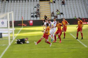 23.06.2020. Kielce. 32. kolejka PKO Ekstraklasy: Korona Kielce - Raków Częstochowa / Wiktor Taszłow / Radio Kielce