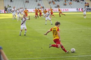 23.06.2020. Kielce. 32. kolejka PKO Ekstraklasy: Korona Kielce - Raków Częstochowa / Wiktor Taszłow / Radio Kielce