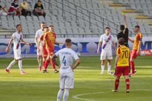 23.06.2020. Kielce. 32. kolejka PKO Ekstraklasy: Korona Kielce - Raków Częstochowa / Wiktor Taszłow / Radio Kielce