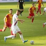 23.06.2020. Kielce. 32. kolejka PKO Ekstraklasy: Korona Kielce - Raków Częstochowa / Wiktor Taszłow / Radio Kielce