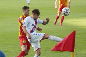 23.06.2020. Kielce. 32. kolejka PKO Ekstraklasy: Korona Kielce - Raków Częstochowa / Wiktor Taszłow / Radio Kielce