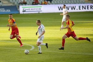 23.06.2020. Kielce. 32. kolejka PKO Ekstraklasy: Korona Kielce - Raków Częstochowa / Wiktor Taszłow / Radio Kielce