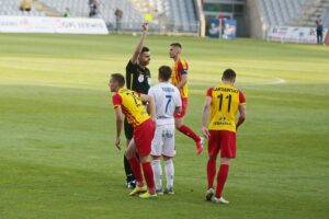 23.06.2020. Kielce. 32. kolejka PKO Ekstraklasy: Korona Kielce - Raków Częstochowa / Wiktor Taszłow / Radio Kielce