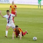 23.06.2020. Kielce. 32. kolejka PKO Ekstraklasy: Korona Kielce - Raków Częstochowa / Wiktor Taszłow / Radio Kielce