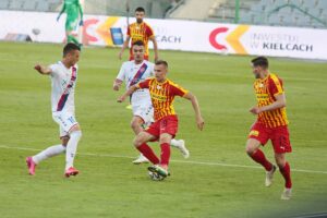 23.06.2020. Kielce. 32. kolejka PKO Ekstraklasy: Korona Kielce - Raków Częstochowa / Wiktor Taszłow / Radio Kielce