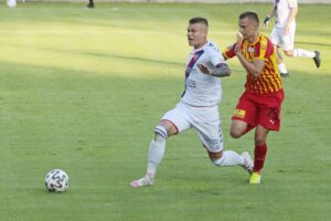 23.06.2020. Kielce. 32. kolejka PKO Ekstraklasy: Korona Kielce - Raków Częstochowa / Wiktor Taszłow / Radio Kielce