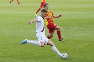 23.06.2020. Kielce. 32. kolejka PKO Ekstraklasy: Korona Kielce - Raków Częstochowa / Wiktor Taszłow / Radio Kielce