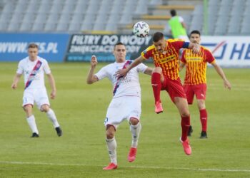 23.06.2020. Kielce. 32. kolejka PKO Ekstraklasy: Korona Kielce - Raków Częstochowa / Wiktor Taszłow / Radio Kielce