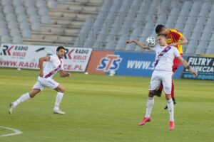 23.06.2020. Kielce. 32. kolejka PKO Ekstraklasy: Korona Kielce - Raków Częstochowa / Wiktor Taszłow / Radio Kielce