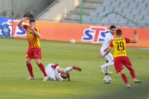 23.06.2020. Kielce. 32. kolejka PKO Ekstraklasy: Korona Kielce - Raków Częstochowa / Wiktor Taszłow / Radio Kielce