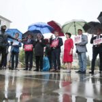 24.06.2020. Kielce. Konferencja posła Krzysztofa Lipca dotycząca Funduszu Inwestycji Samorządowych / Wiktor Taszłow / Radio Kielce